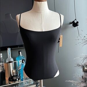 New SKIMS Fits Everybody Camisole Thong Bodysuit (Onyx)
